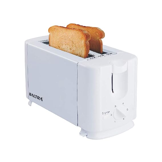 Baltra Delicious 750 Watts 2 slice toaster pop up (White) BTT-217 Baltra Delicious 750 Watts 2 slice toaster pop up (White) BTT-217